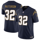 Men's Los Angeles Chargers #32 Jaret Patterson Navy 2025 F.U.S.E. Alternate Vapor Limited Football Stitched Jersey