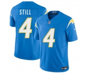 Men's Los Angeles Chargers #4 Tarheeb Still Blue 2026 F.U.S.E. Vapor Limited Football Stitched Jersey Men's Los Angeles Chargers #4 Tarheeb Still Blue 2026 F.U.S.E. Vapor Limited Football Stitched Jersey