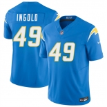 Men's Los Angeles Chargers #49 Alec Ingold Blue 2026 F.U.S.E. Vapor Limited Football Stitched Jersey
