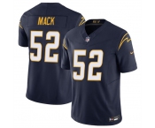 Men's Los Angeles Chargers #52 Khalil Mack Navy 2025 F.U.S.E Vapor Limited Stitched Football Jersey