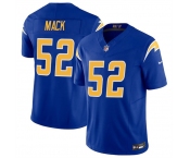Men's Los Angeles Chargers #52 Khalil Mack Royal 2025 F.U.S.E Vapor Limited Stitched Football Jersey