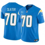 Men's Los Angeles Chargers #70 Rashawn Slater Blue 2026 F.U.S.E. 2-Star C Patch Vapor Limited Football Stitched Jersey Men's Los Angeles Chargers #70 Rashawn Slater Blue 2026 F.U.S.E. 2-Star C Patch Vapor Limited Football Stitched Jersey