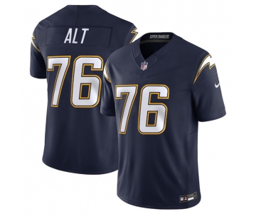 Men's Los Angeles Chargers #76 Joe Alt Navy 2025 F.U.S.E. Alternate Vapor Limited Football Stitched Jersey