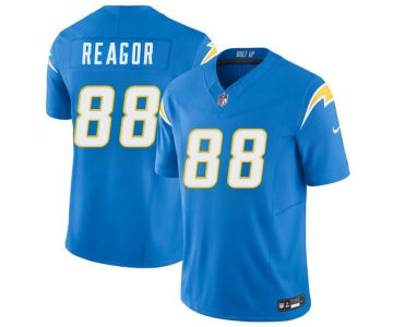 Men's Los Angeles Chargers #88 Jalen Reagor Blue 2025 F.U.S.E. Vapor Limited Football Stitched Jersey