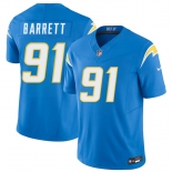Men's Los Angeles Chargers #91 Nick Barrett Blue 2026 F.U.S.E. Vapor Limited Football Stitched Jersey Men's Los Angeles Chargers #91 Nick Barrett Blue 2026 F.U.S.E. Vapor Limited Football Stitched Jersey