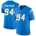 Men's Los Angeles Chargers #94 Dalvin Tomlinson Blue 2026 F.U.S.E. Vapor Limited Football Stitched Jersey Men's Los Angeles Chargers #94 Dalvin Tomlinson Blue 2026 F.U.S.E. Vapor Limited Football Stitched Jersey