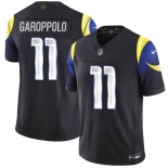 Men's Los Angeles Rams #11 Jimmy Garoppolo Black 2025 F.U.S.E. “Rivalries” Vapor Limited Football Stitched Jersey
