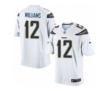 Men's Nike Los Angeles Chargers #12 Mike Williams Limited White NFL Jersey