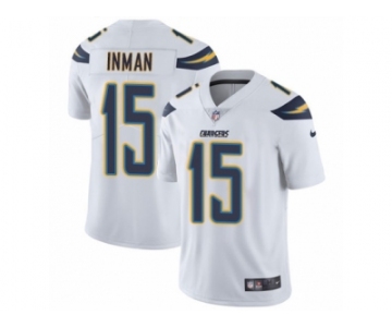 Men's Nike Los Angeles Chargers #15 Dontrelle Inman Vapor Untouchable Limited White NFL Jersey