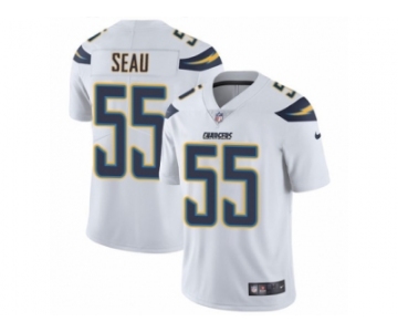 Men's Nike Los Angeles Chargers #55 Junior Seau Vapor Untouchable Limited White NFL Jersey