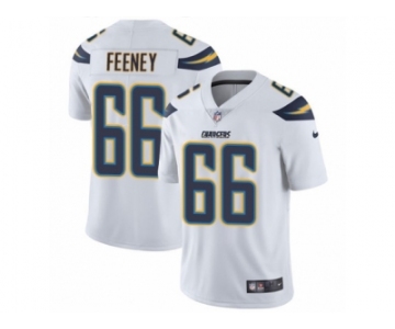 Men's Nike Los Angeles Chargers #66 Dan Feeney Vapor Untouchable Limited White NFL Jersey