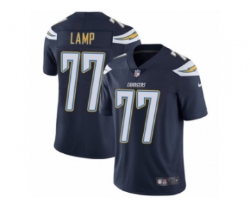 Men's Nike Los Angeles Chargers #77 Forrest Lamp Vapor Untouchable Limited Navy Blue Team Color NFL Jersey