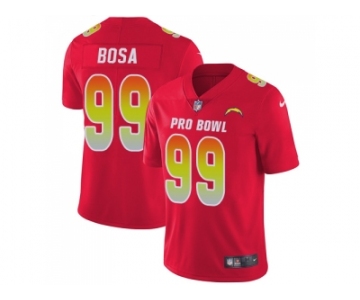 Nike Los Angeles Chargers #99 Joey Bosa Red Men Stitched NFL Limited AFC 2018 Pro Bowl Jersey