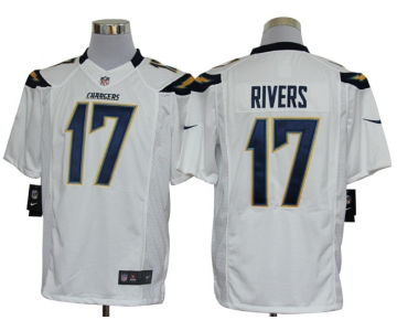 nike nfl jerseys san diego chargers #17 rivers white[nike limited]