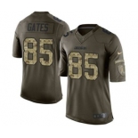 nike nfl jerseys san diego chargers #85 gates army green[nike Limited Salute To Service]