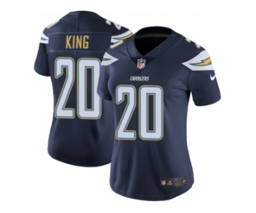 Women Nike Los Angeles Chargers #20 Desmond King Navy Blue Team Color Vapor Untouchable Limited Player NFL Jersey