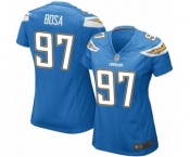 Women's Los Angeles Chargers #97 Joey Bosa Game Electric Blue Alternate Football Jersey