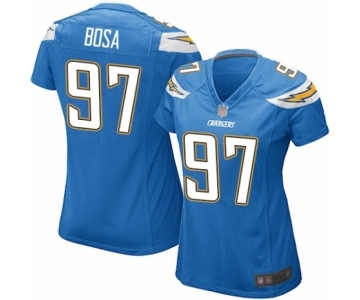 Women's Los Angeles Chargers #97 Joey Bosa Game Electric Blue Alternate Football Jersey