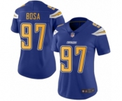 Women's Los Angeles Chargers #97 Joey Bosa Limited Electric Blue Rush Vapor Untouchable Football Jersey