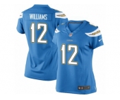 Women's Nike Los Angeles Chargers #12 Mike Williams Limited Electric Blue Alternate NFL Jersey