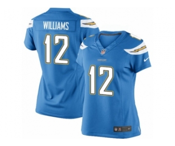 Women's Nike Los Angeles Chargers #12 Mike Williams Limited Electric Blue Alternate NFL Jersey