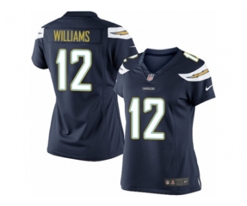 Women's Nike Los Angeles Chargers #12 Mike Williams Limited Navy Blue Team Color NFL Jersey