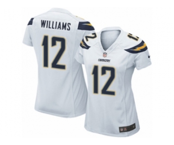 Women's Nike Los Angeles Chargers #12 Mike Williams Limited White NFL Jersey