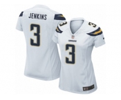 Women's Nike Los Angeles Chargers #3 Rayshawn Jenkins Game White NFL Jersey