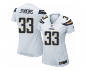 Women's Nike Los Angeles Chargers #33 Rayshawn Jenkins Limited White NFL Jersey