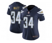 Women's Nike Los Angeles Chargers #34 Derek Watt Vapor Untouchable Limited Navy Blue Team Color NFL Jersey