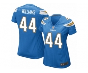 Women's Nike Los Angeles Chargers #44 Andre Williams Game Electric Blue Alternate NFL Jersey