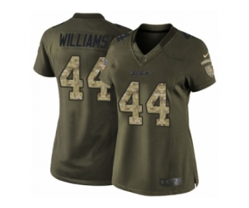 Women's Nike Los Angeles Chargers #44 Andre Williams Limited Green Salute to Service NFL Jersey