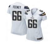 Women's Nike Los Angeles Chargers #66 Dan Feeney Limited White NFL Jersey