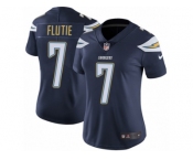 Women's Nike Los Angeles Chargers #7 Doug Flutie Vapor Untouchable Limited Navy Blue Team Color NFL Jersey