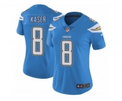 Women's Nike Los Angeles Chargers #8 Drew Kaser Vapor Untouchable Limited Electric Blue Alternate NFL Jersey