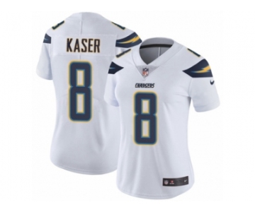 Women's Nike Los Angeles Chargers #8 Drew Kaser Vapor Untouchable Limited White NFL Jersey