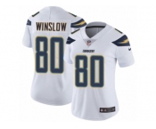 Women's Nike Los Angeles Chargers #80 Kellen Winslow Vapor Untouchable Limited White NFL Jersey