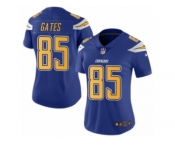 Women's Nike San Diego Chargers #85 Antonio Gates Limited Electric Blue Rush NFL Jersey