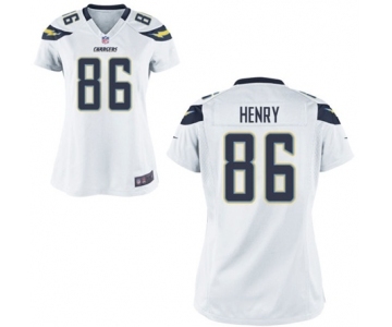 Women's Nike San Diego Chargers #86 Hunter Henry White NFL Jersey
