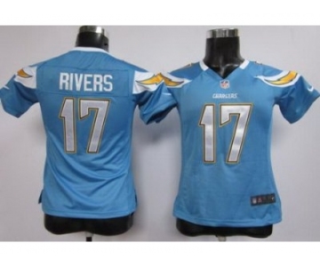 nike women nfl jerseys san diego chargers #17 rivers lt.blue[nike]