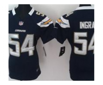 nike women nfl jerseys san diego chargers #54 ingram dk.blue[nike]