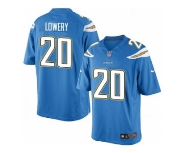 Youth Nike San Diego Chargers #20 Dwight Lowery Limited Electric Blue Alternate NFL Jersey