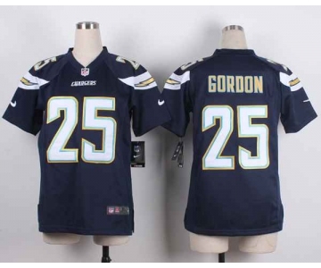 nike youth nfl jerseys san diego chargers #25 goroon blue[nike]