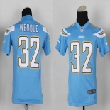 nike youth nfl jerseys san diego chargers #32 weddile lt.blue[new nike]