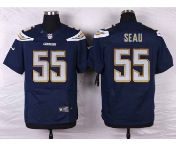 nike youth nfl jerseys san diego chargers #55 seau blue[new nike]