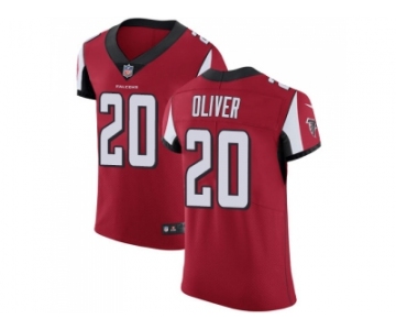 Nike Atlanta Falcons #20 Isaiah Oliver Red Team Color Men Stitched NFL Vapor Untouchable Elite Jersey