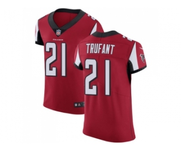 Nike Atlanta Falcons #21 Desmond Trufant Red Team Color Men Stitched NFL Vapor Untouchable Elite Jersey