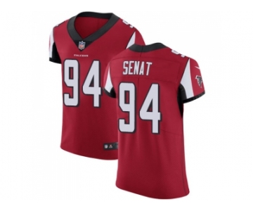 Nike Atlanta Falcons #94 Deadrin Senat Red Team Color Men Stitched NFL Vapor Untouchable Elite Jersey