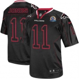 nike nfl jerseys atlanta falcons #11 jones black[Elite lights out 50th Patch]
