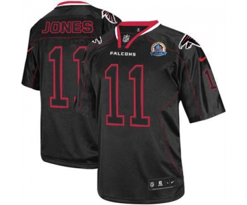 nike nfl jerseys atlanta falcons #11 jones black[Elite lights out 50th Patch]